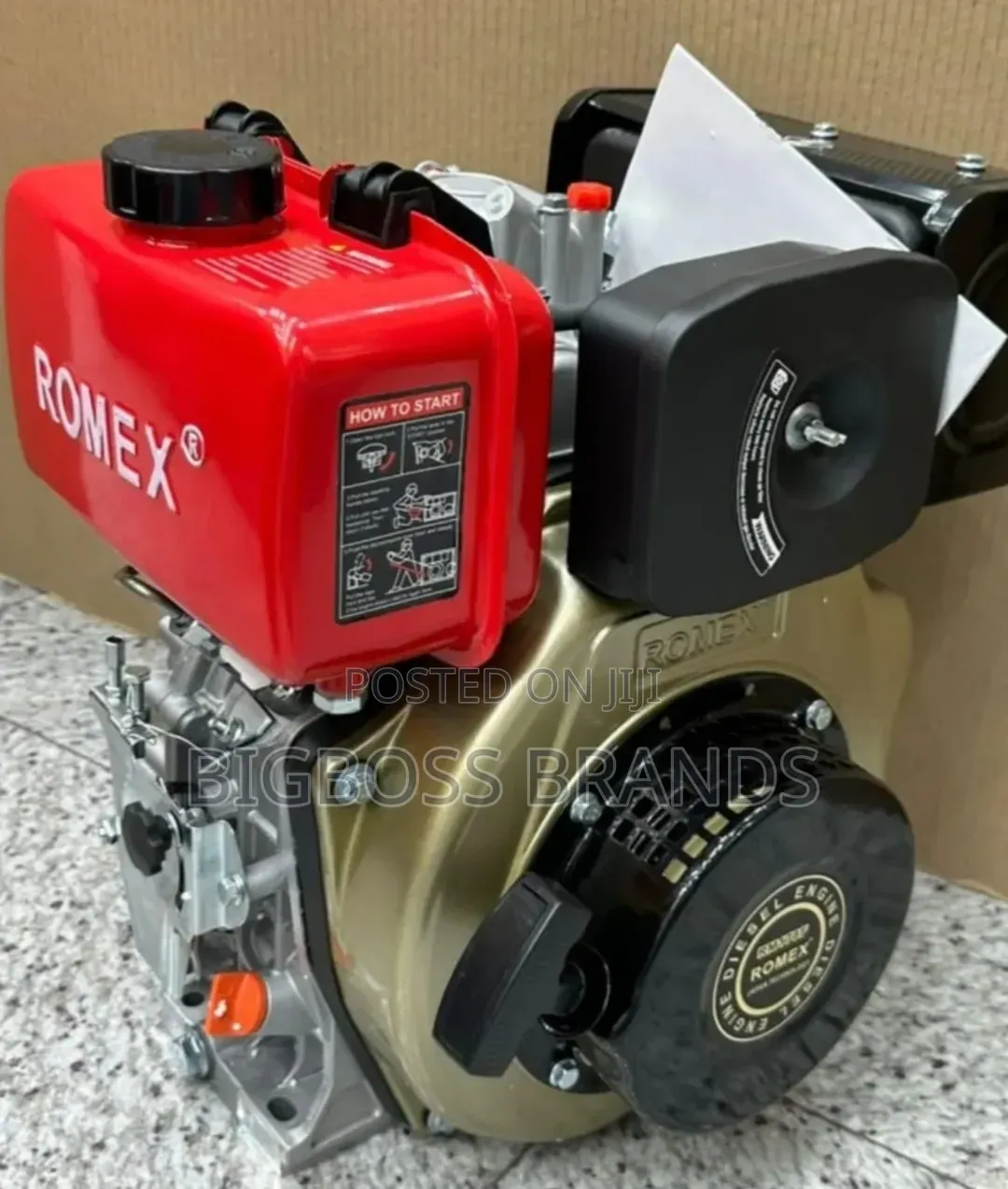 Romex Diesel Engine 4-Stroke RM 178F Air-Cooled Single-Cylinder