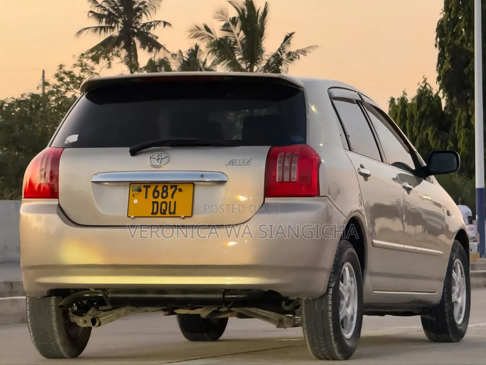 Toyota Allex 2003 Gold