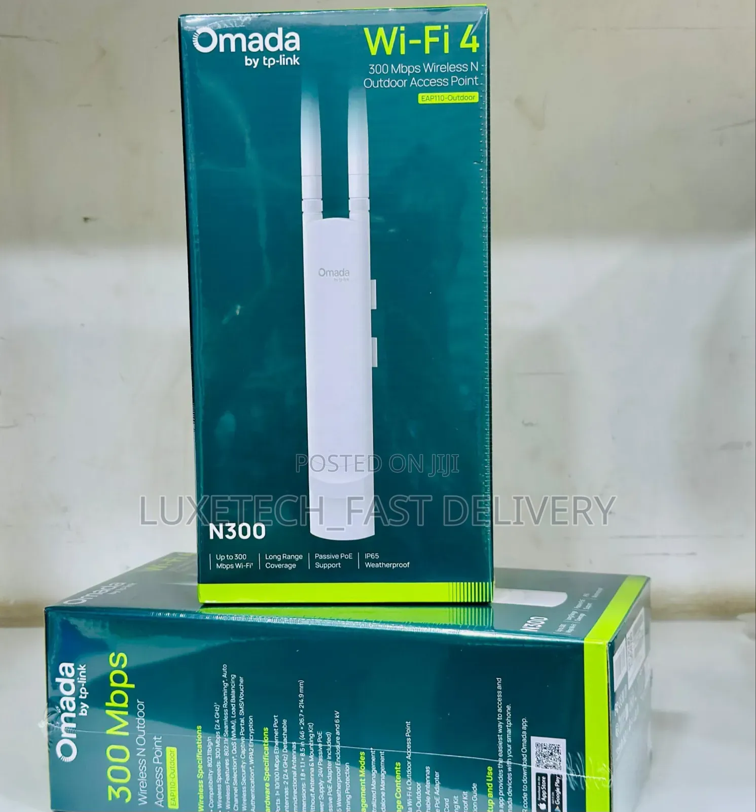 TP-Link Omada EAP110-Outdoor 300Mbps WiFi Access Point – 200m Range
