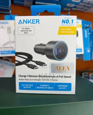 Car Charger by Anker 167.5w