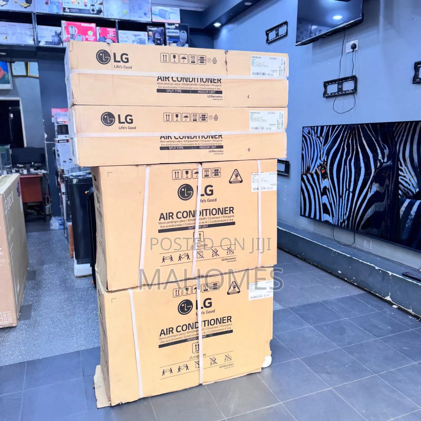 LG AIR CONDITIONER INVERTER 18BTU Export Only OutDoor Unit & Indoor