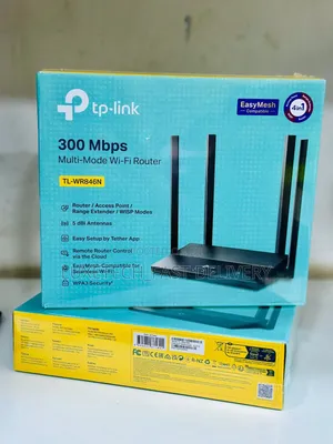 TP-Link 300Mbps 4-in-1 WiFi Router, Range Extender, Access Point, WISP