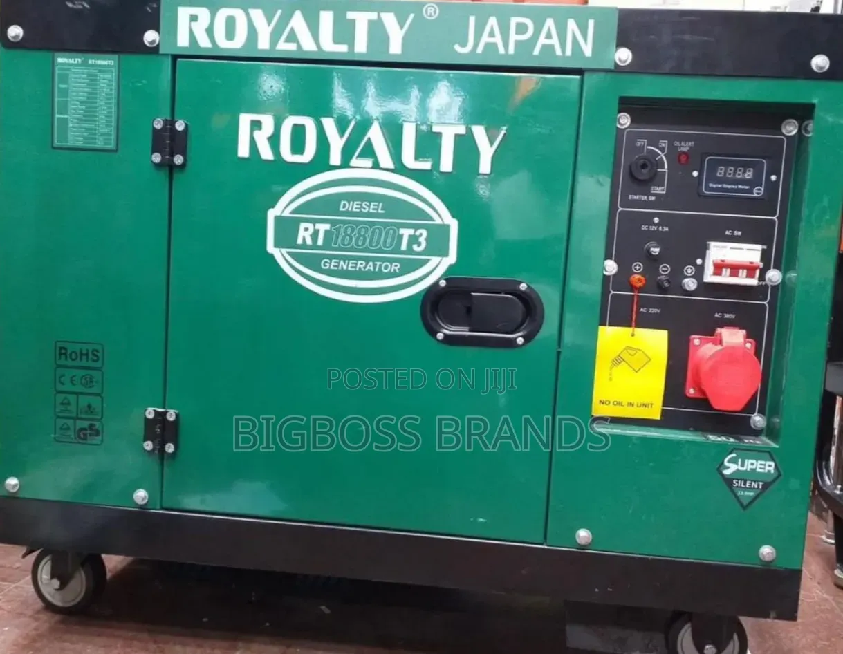Royality Japan 
Diesel Generator 
RT18800 T3 3phase
