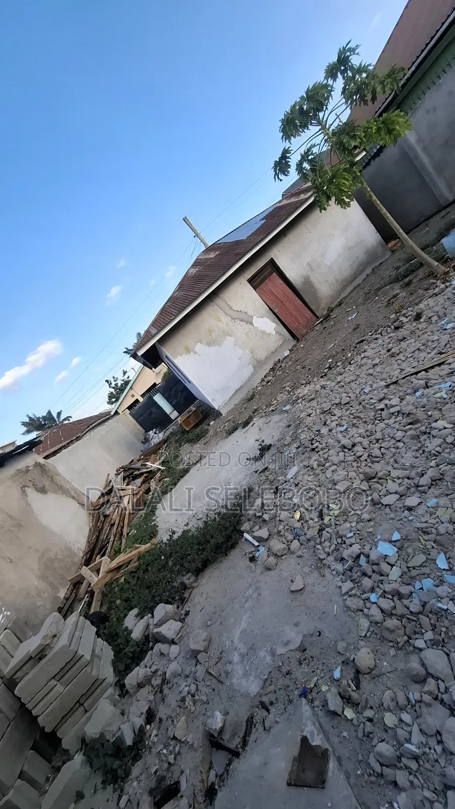 Plot Fenced Rented at Sinza Vatcan Garage Nice