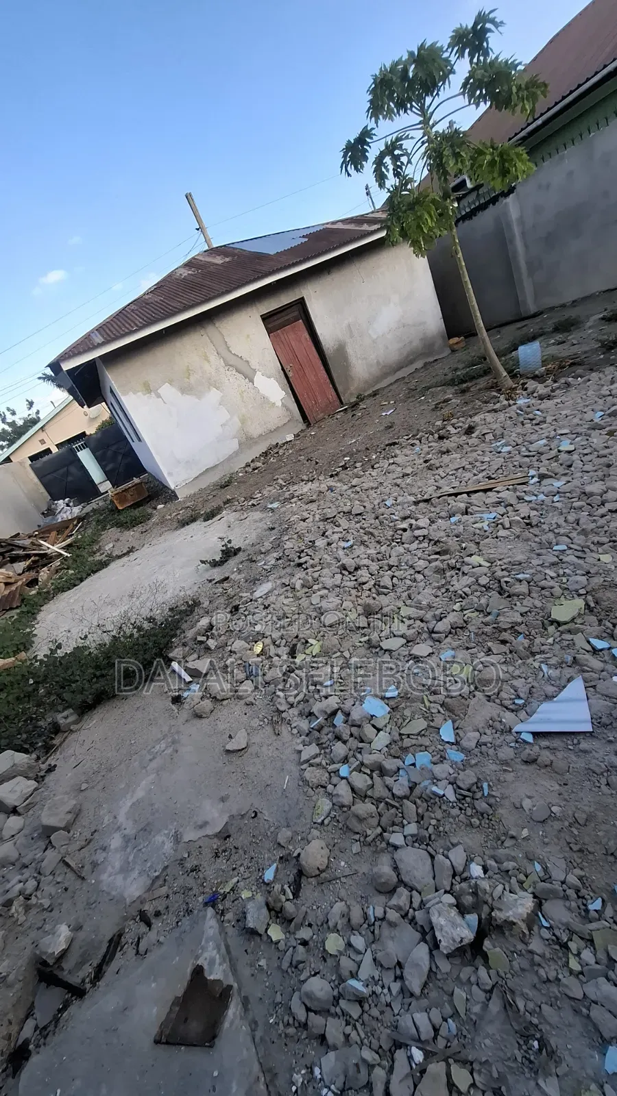 Plot Fenced Rented at Sinza Vatcan Garage Nice