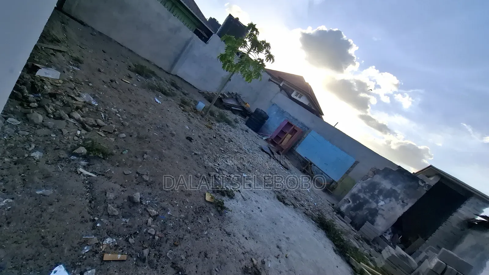 Plot Fenced Rented at Sinza Vatcan Garage Nice