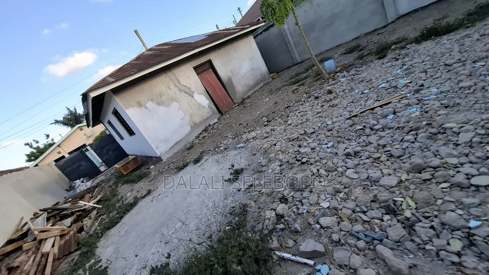 Plot Fenced Rented at Sinza Vatcan Garage Nice