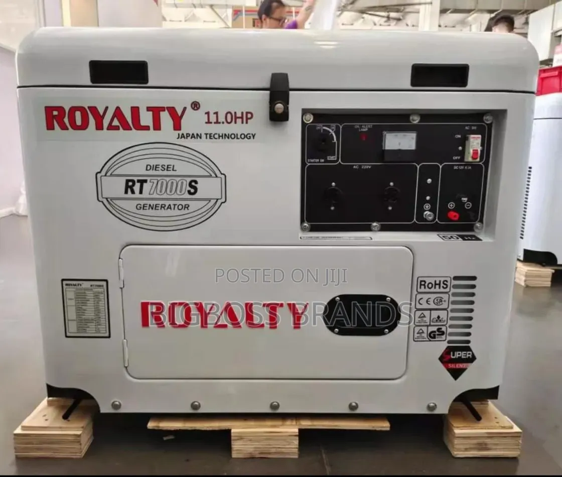 Royality Japan Diesel Generator RT 7000S ~ Single Phase Kv 7.5
