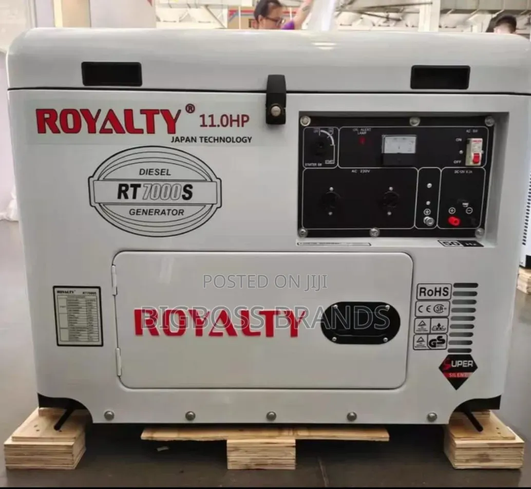Royality Japan Diesel Generator RT 7000S ~ Single Phase Kv 7.5
