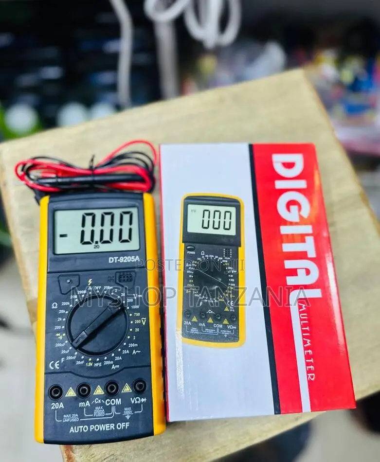 Digital Multimeter for Voltage, Current and Resistance Testing