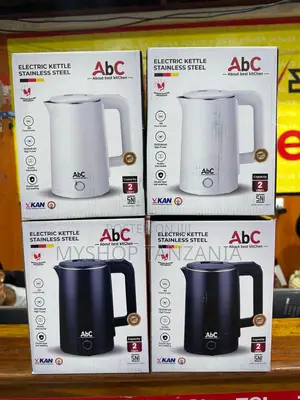 ABC Electric Kettle 2L 1500W – White and Black