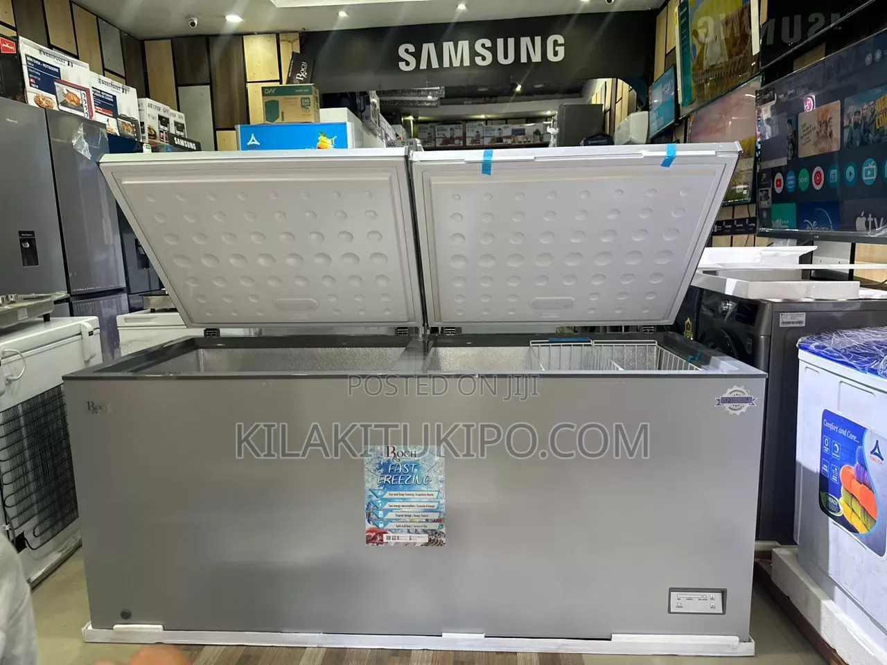 Roch 750l Double Door Chest Freezer