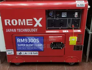Romex Rm9300s Single Phase Diesel Generator
Kv 6.5 Maximum Kv 7
