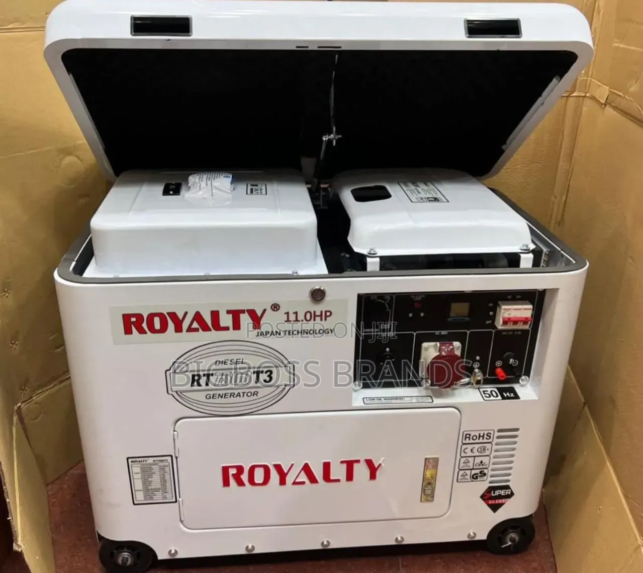 Royality
Diesel Generator RT 7500 T3 3phase Kv 7.5
Ina Remote