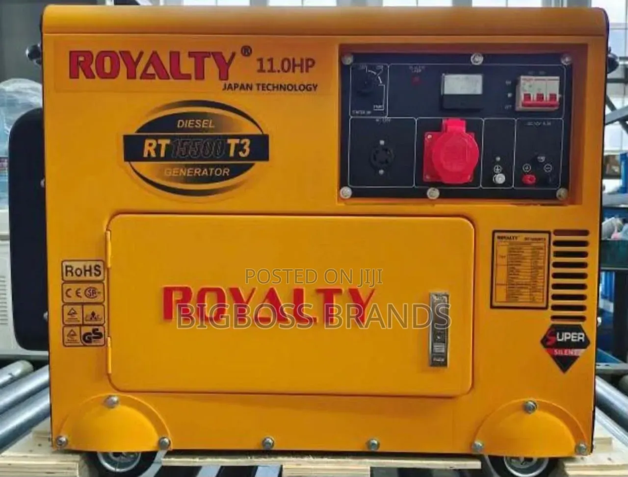 Royality Japan 3phase Diesel Generator 
RT 15500 T3 7kv