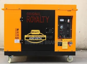 Royalty Single Phase Diesel Generator Cooled Fan KD12STA 
10 to 11kv