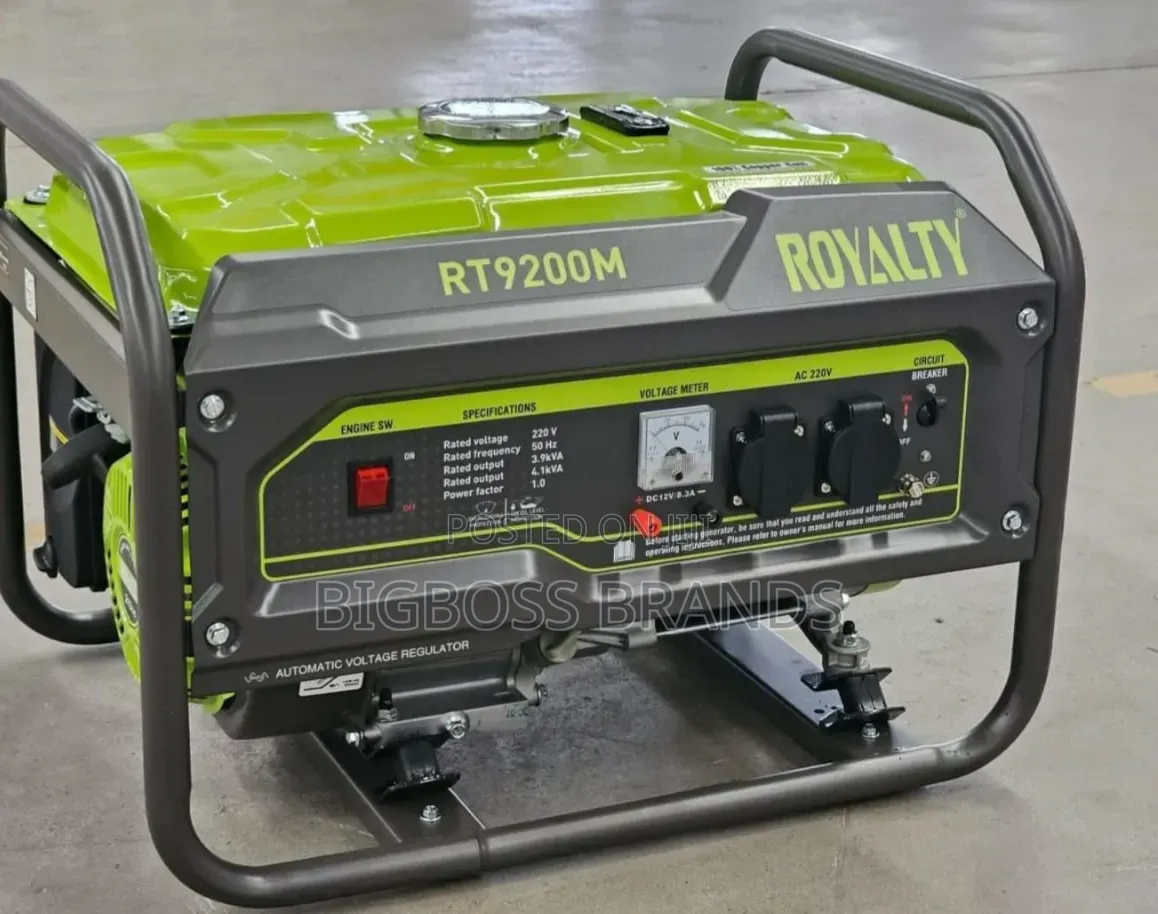 Royality Generator Kick /Pull Only RT9200M
Kv 3.9 Maxmum Kv 4.1