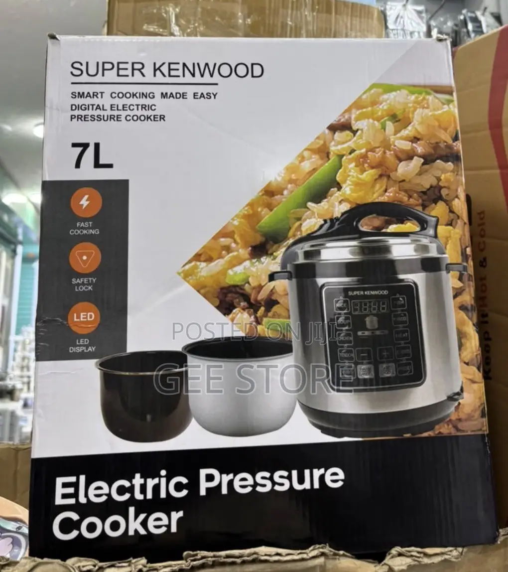 Super Kenwood Electric Pressure Cooker Box With a 7L Capacity
