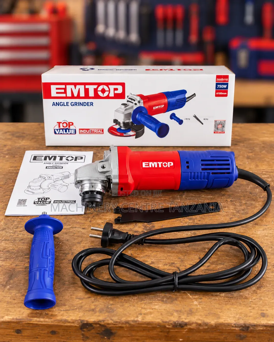 EMTOP Angle Grinder 750W