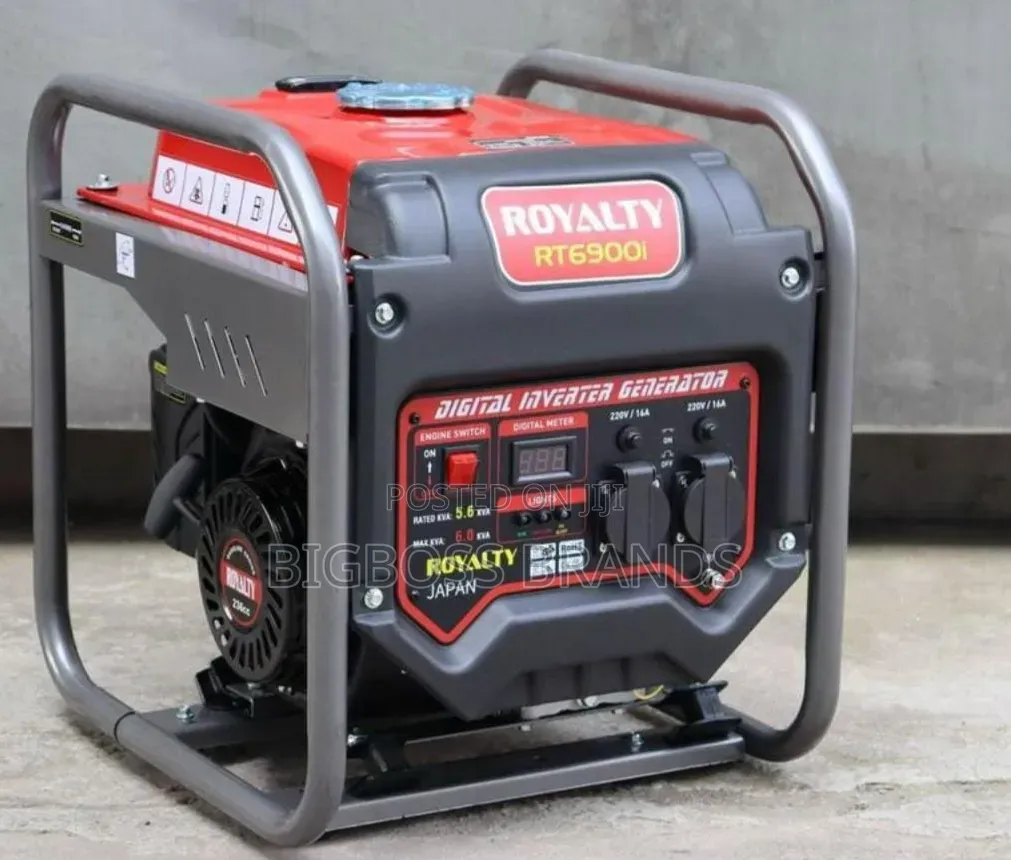 Royalty Digital Inverter Generator Model 6900I 6kv
