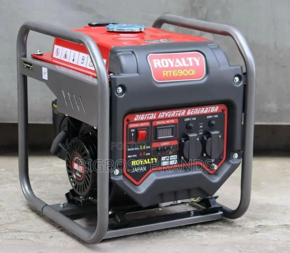 Royalty Digital Inverter Generator Model 6900I 6kv