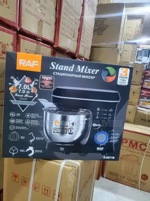 RAF R.6671B 1400W Stand Mixer 7 Litres Stainless Steel