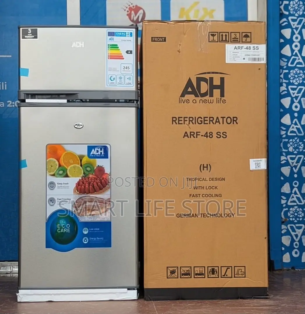 ADH Frige Double Door ARF-48SS 108L