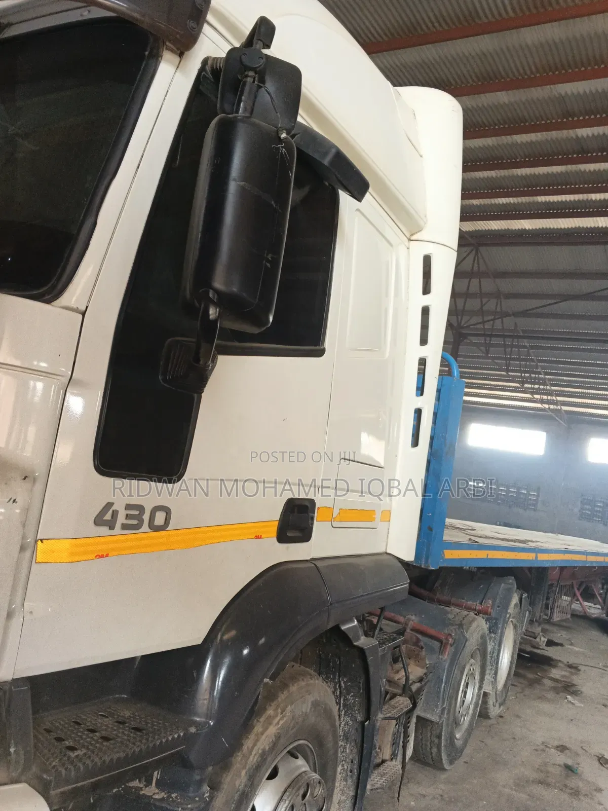 Complete Semi Truck and Trailer