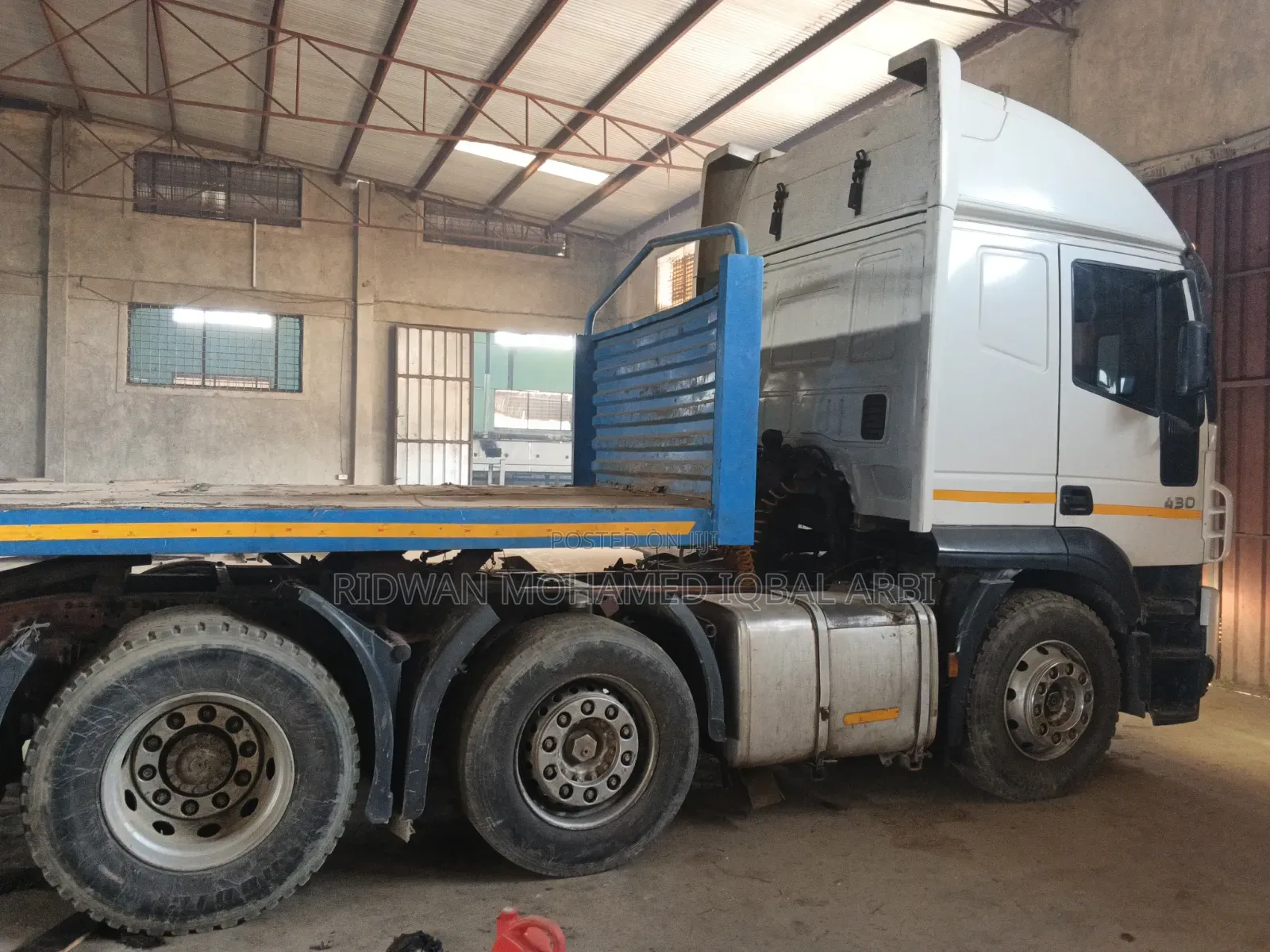 Complete Semi Truck and Trailer