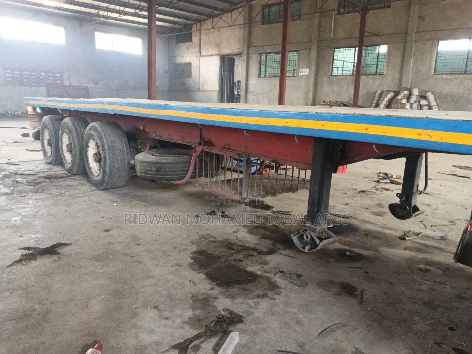 Complete Semi Truck and Trailer