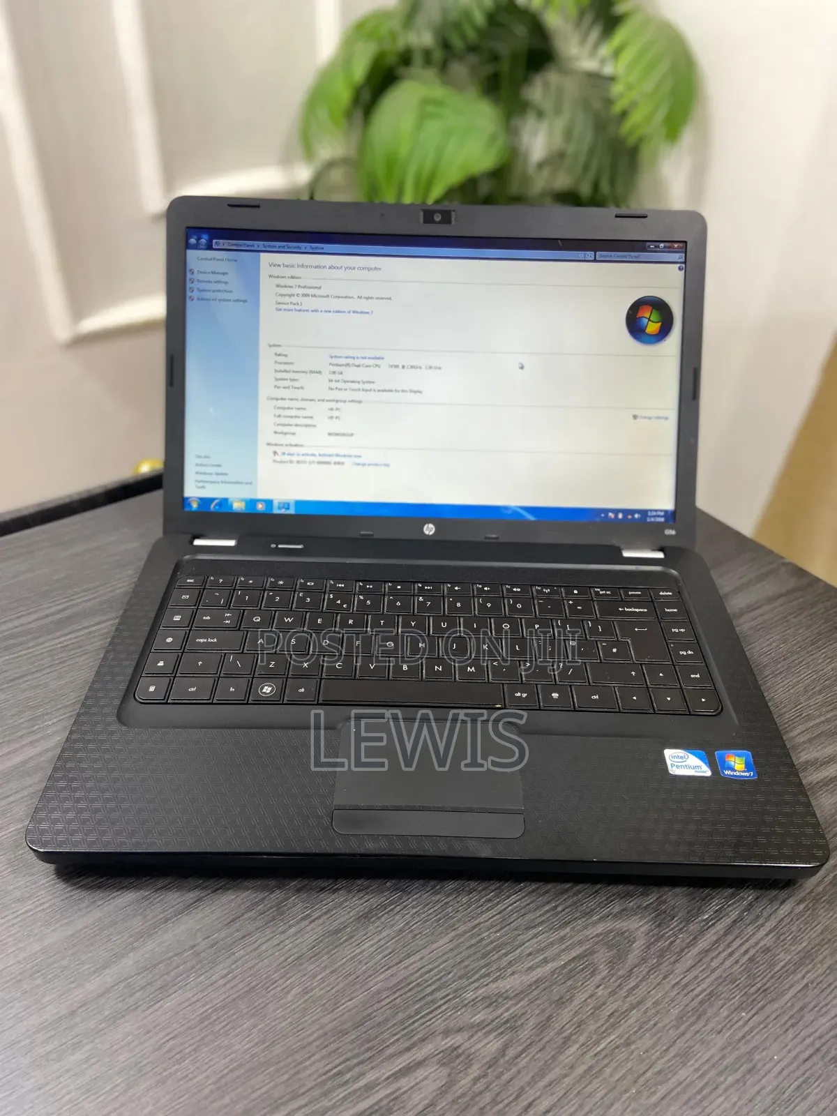 Laptop HP G60T 2GB Intel Pentium HDD 160GB