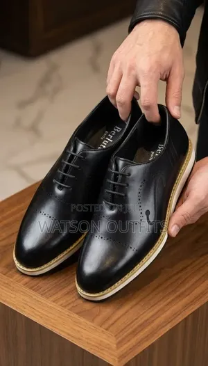 Gucci and Berlutti Multicoloured Design Men's Leather Shoes