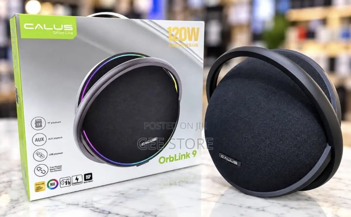 Calus OrbLink 9, a Portable 120W Surround-Bass Wireless Speaker