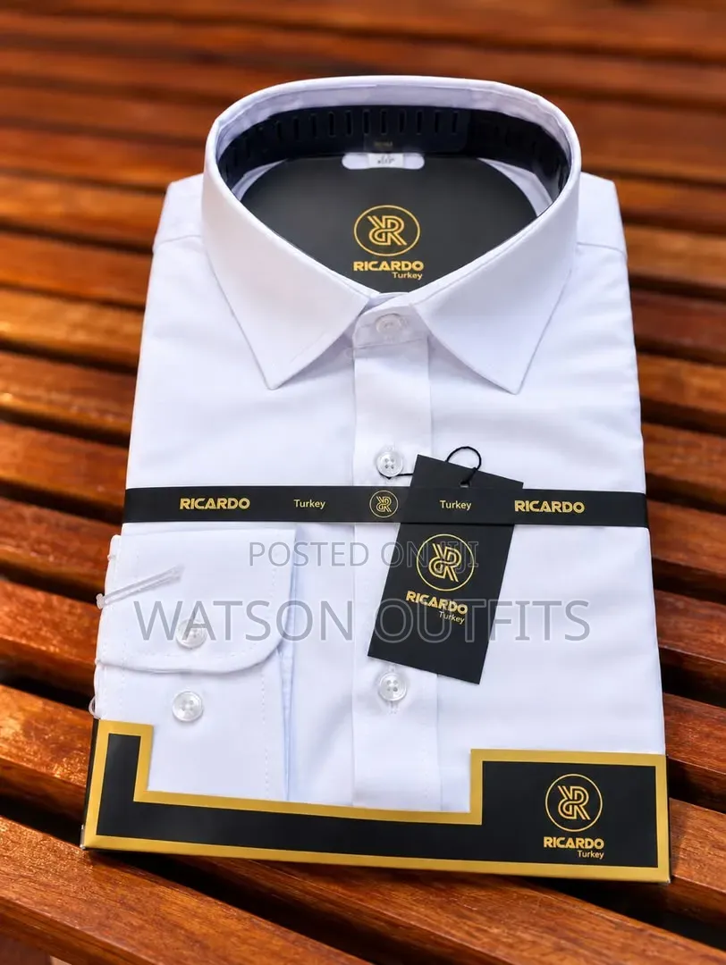 Men's Shirts Shati in Ricardo Turkey Design S M L Xl 2xl 3xl 4xl 5xl
