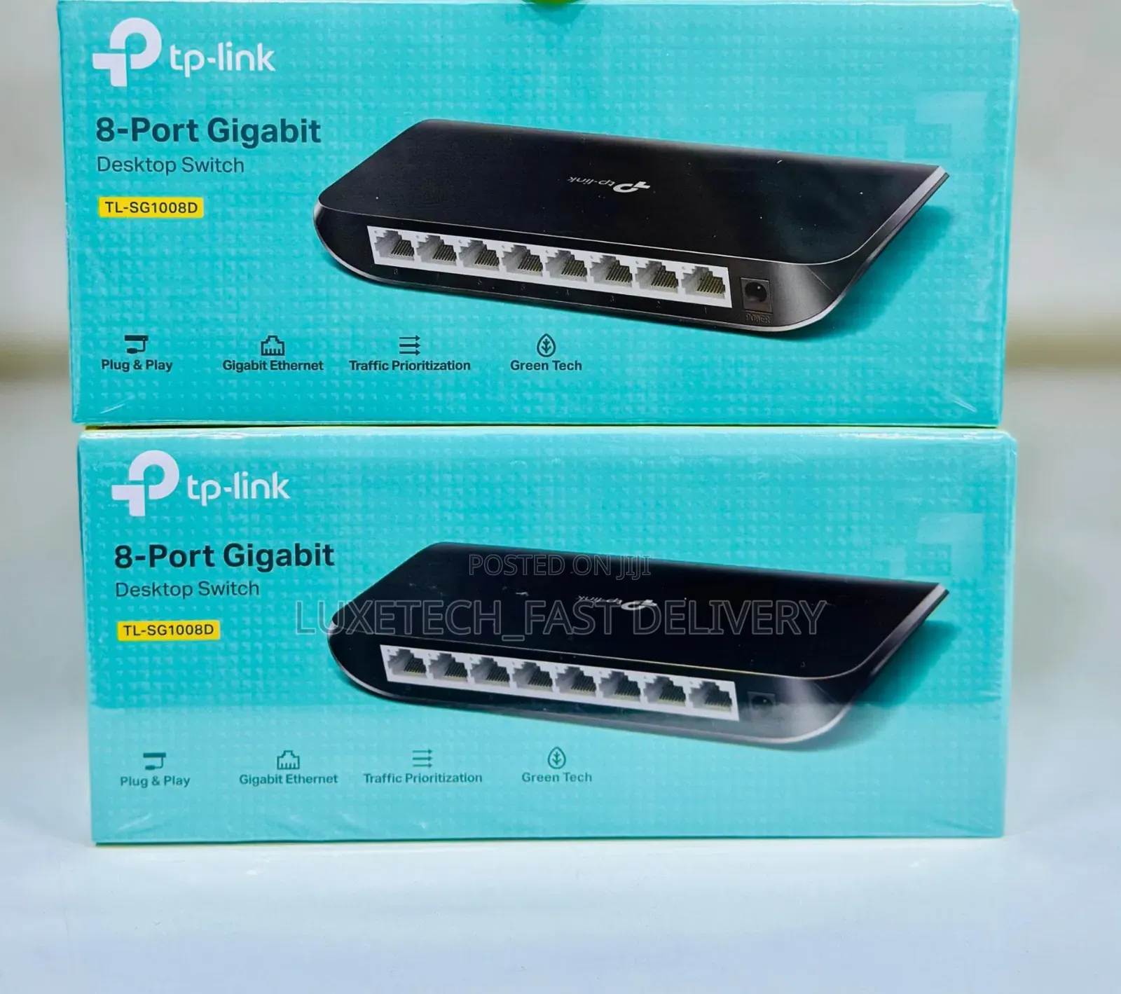 TP-Link TL-SG1008D 8-Port Gigabit Switch – Desktop Network Switch