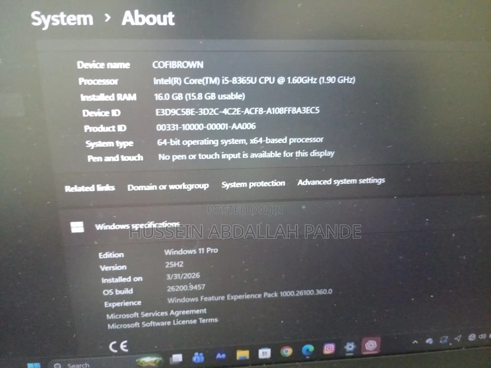 Laptop HP EliteBook 840 G6 16GB Intel Core i5 SSD 256GB