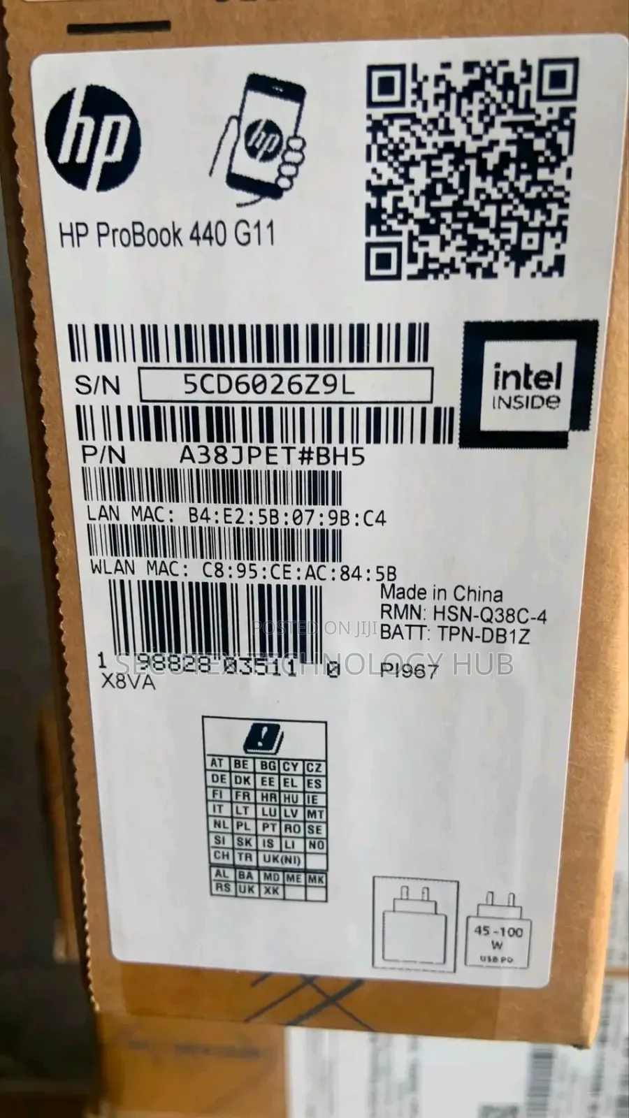 New Laptop HP ProBook 440 16GB Intel Core Ultra 5 SSD 512GB