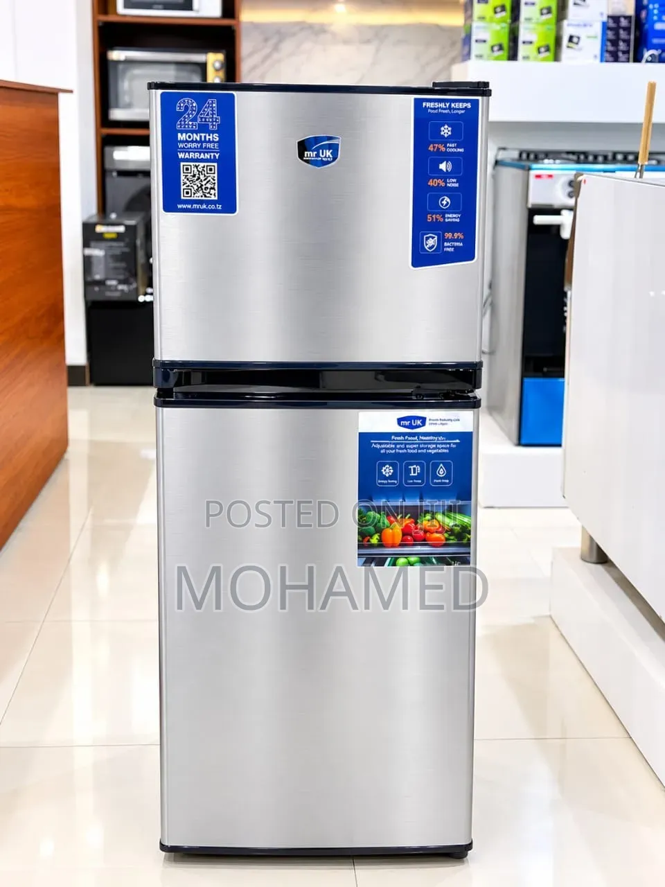  MRUK FRIDGE – MODEL F56 115 Litres