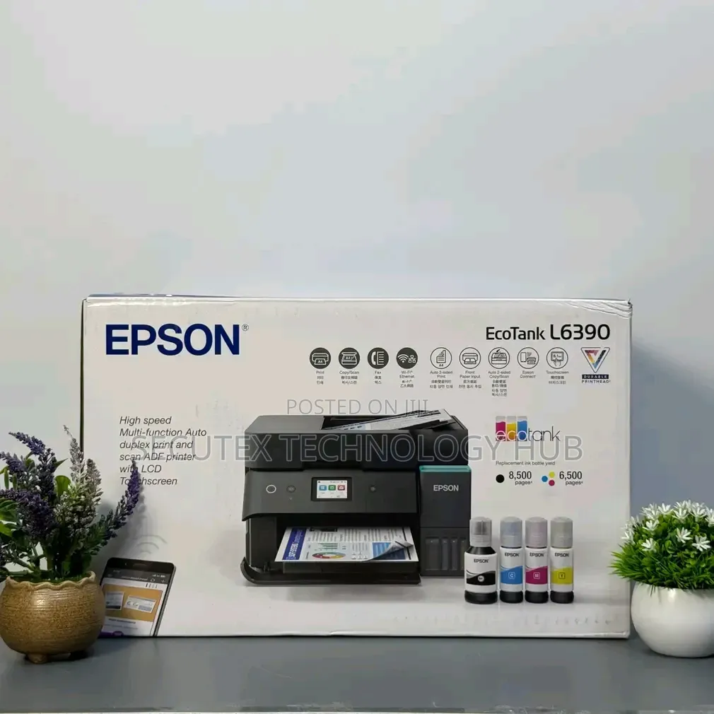 Epson EcoTank L6390 A4 Wi-Fi All-in-One Colour Ink Tank Printer