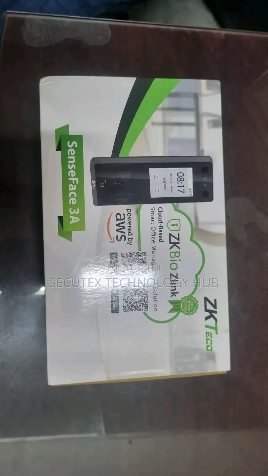ZKTeco SenseFace 3A Multi-Biometric Access Control Terminal