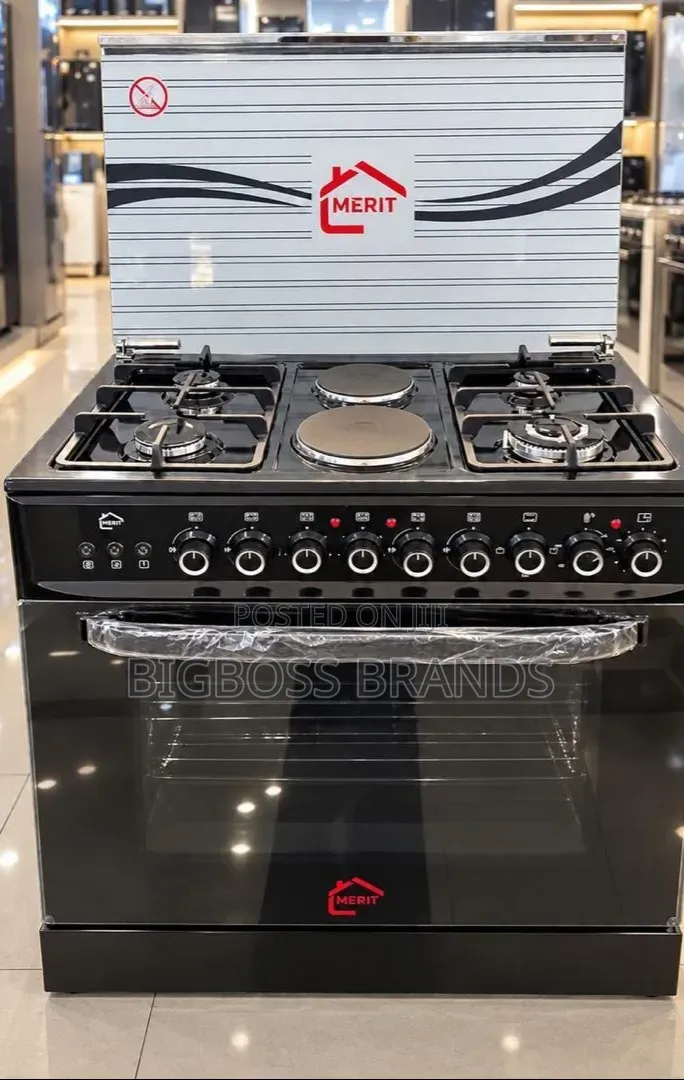 Merit Cooker 90x60 4 Gas Plates , 2 Electric Plates & Oven Umeme