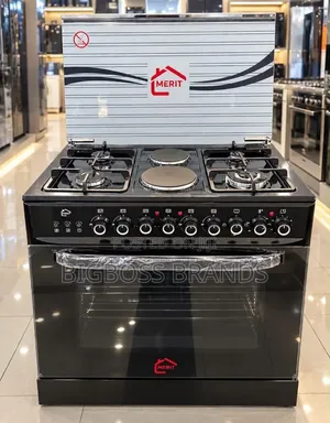 Merit Cooker 90x60 4 Gas Plates , 2 Electric Plates & Oven Umeme