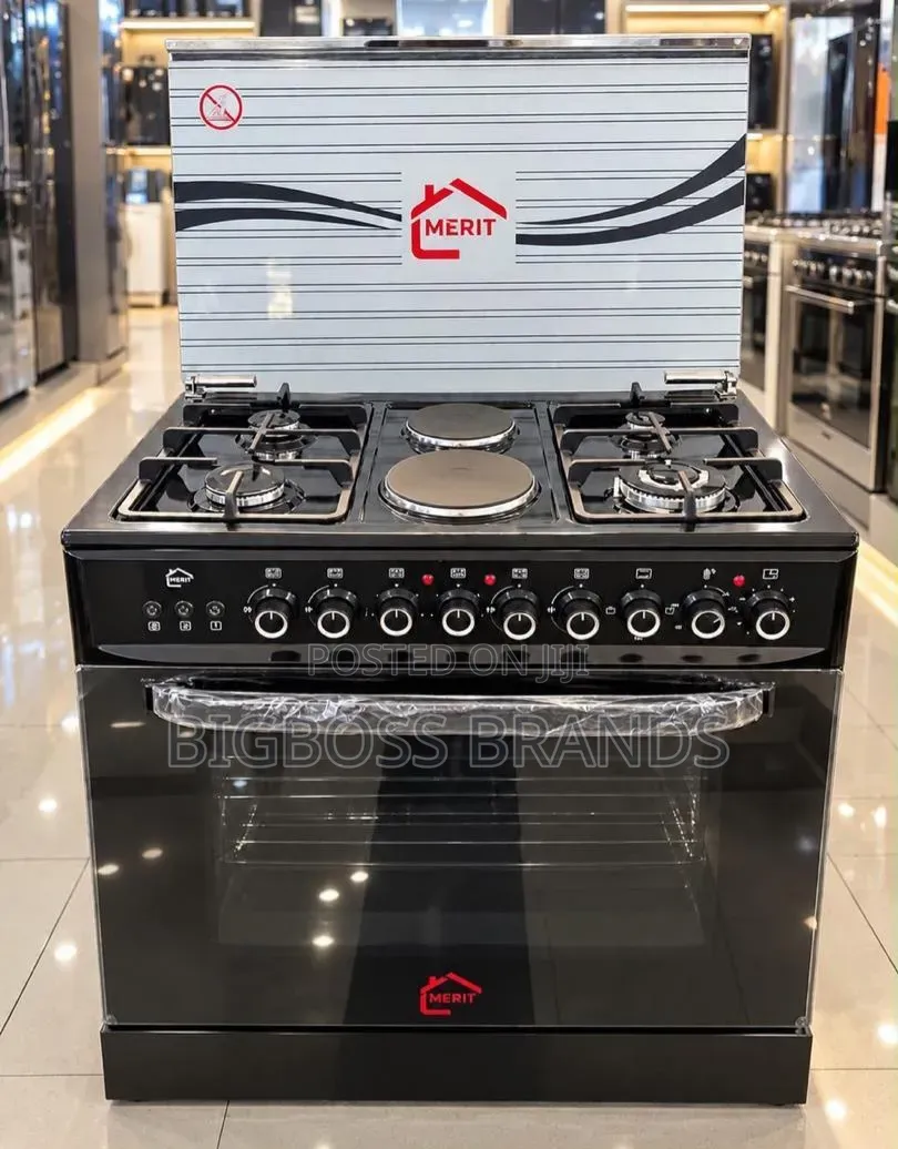 Merit Cooker 90x60 4 Gas Plates , 2 Electric Plates & Oven Umeme