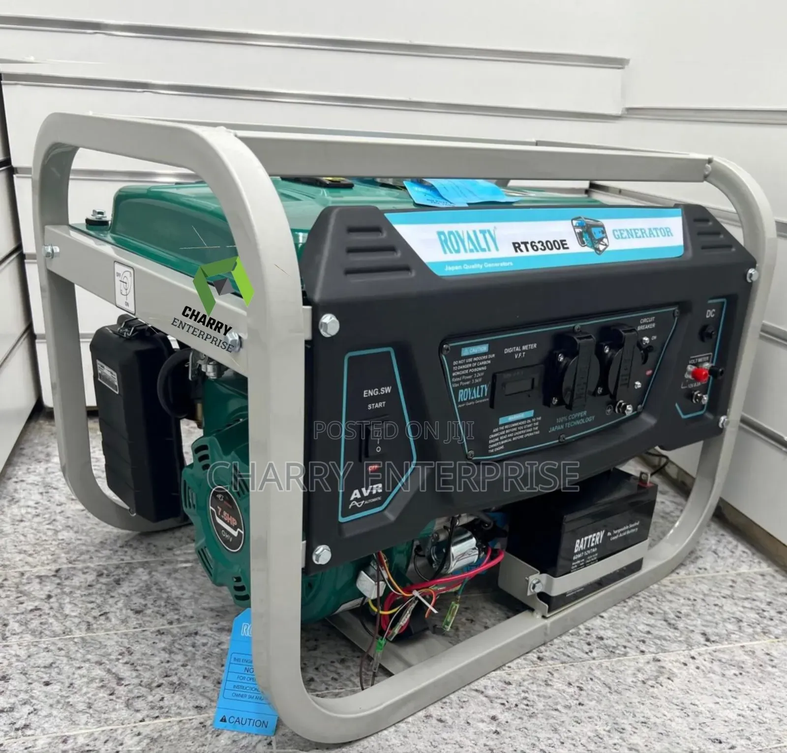 Royality Generator Model 6300e With Kv 3.5 Max Kick and Key Start