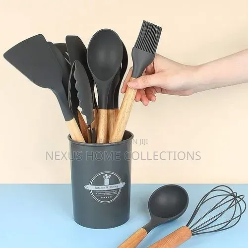 Silicon Cooking Utensil Set - Vijiko/Miiko Ya Silicon