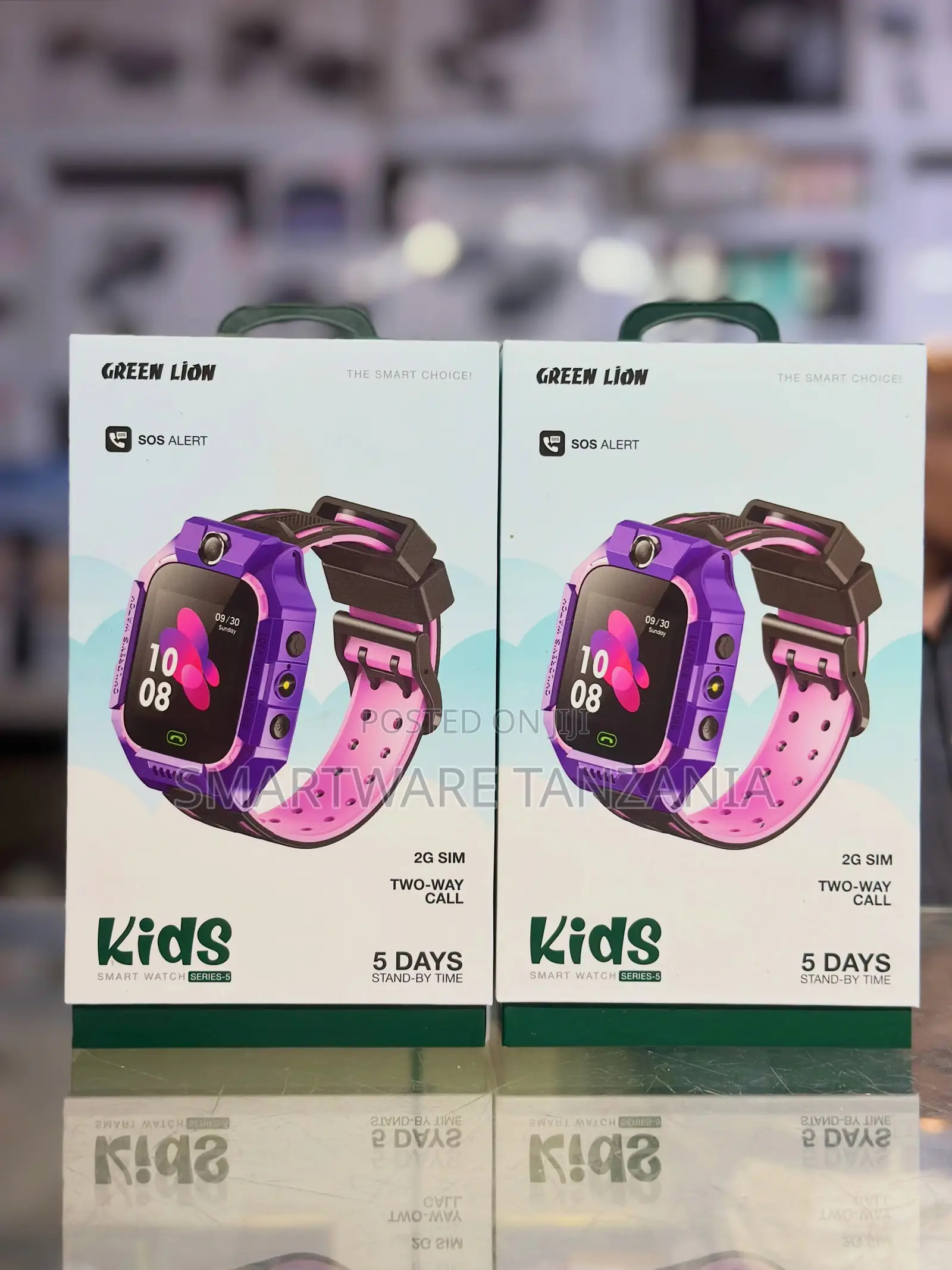 Green Lion Kids Smart Watch With 2G SIM, Two-Way Call, 5 Days Standby