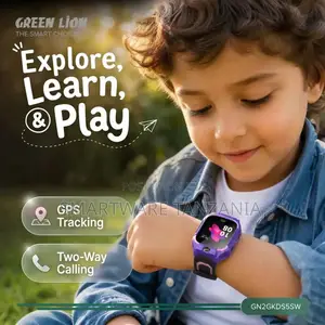 Green Lion Kids Smart Watch With 2G SIM, Two-Way Call, 5 Days Standby