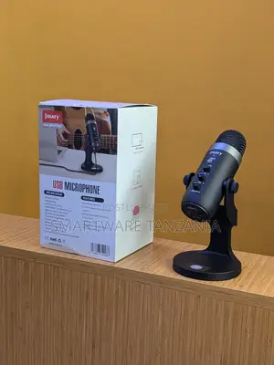 Jmary USB Microphone With Adjustable Volume, 3.5mm Headphone Jack