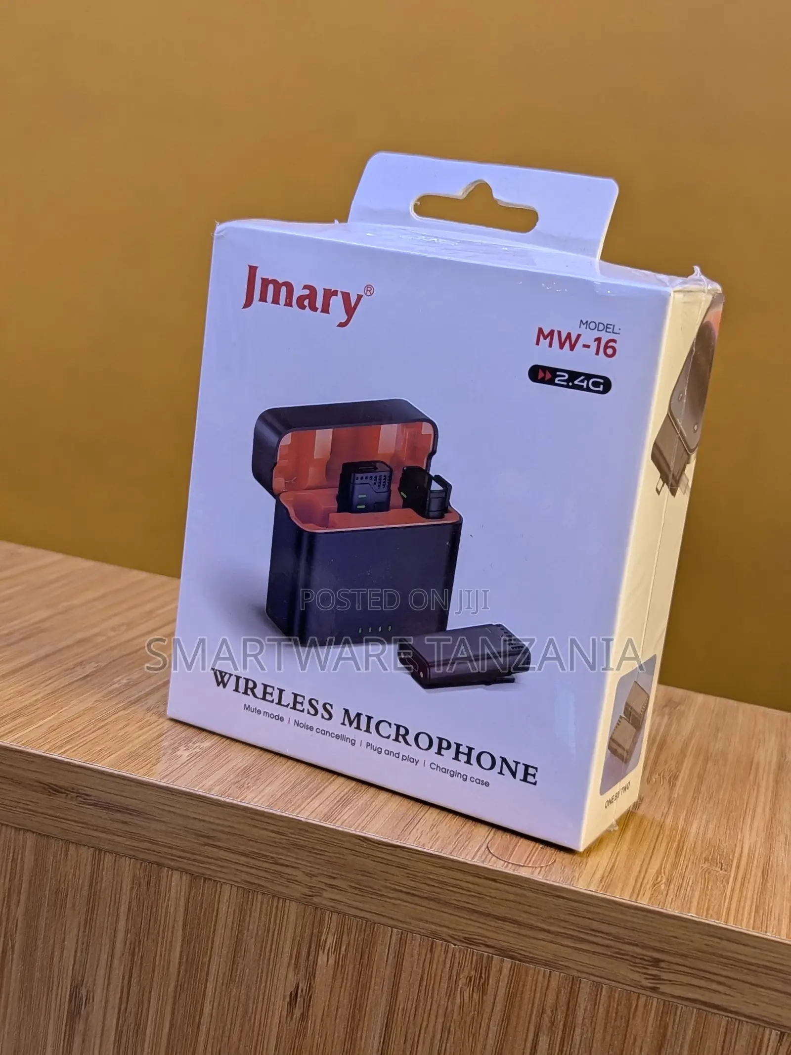 Jmary MW-16 Wireless Microphone System With 2.4GHz, Charging Case