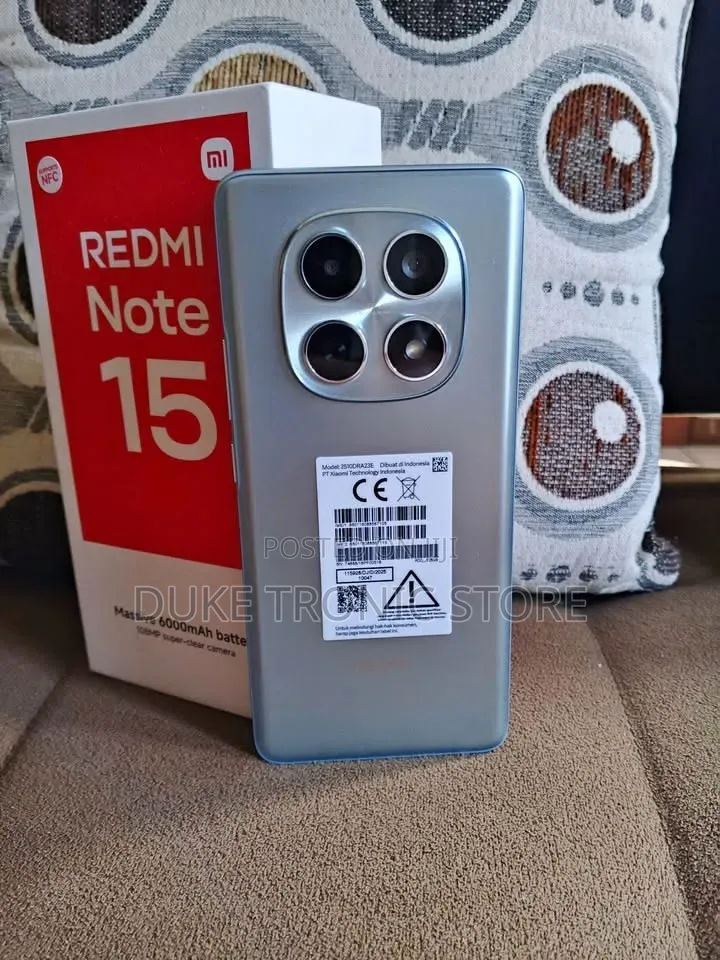 New Xiaomi Redmi Note 15 128 GB Black